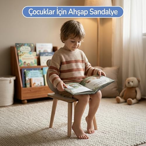 Çocuk Aktivite Masası Çalışma Masası, Ahşap Oyun Boyama Etkinlik Alanı, Çocuk Odası İçin (sadece sandalye)