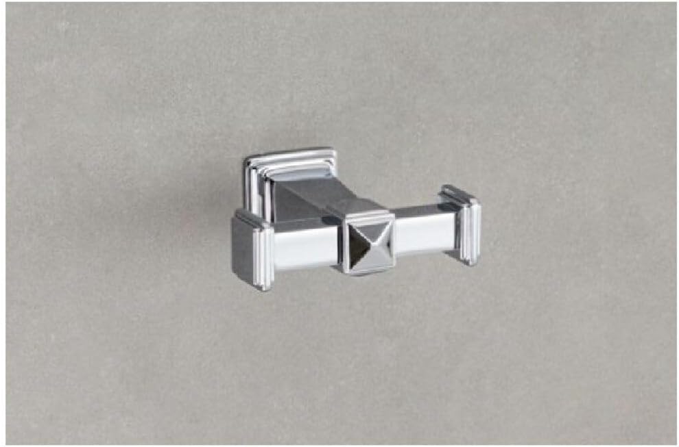 İkili Askılık Krom Renk 79X31X92 Mm