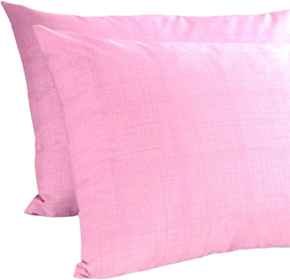 - 2'li Yastık Kılıfı 50x70 Cm Toz Pembe (Toz Pembe / 50 x 70) - Görsel 2