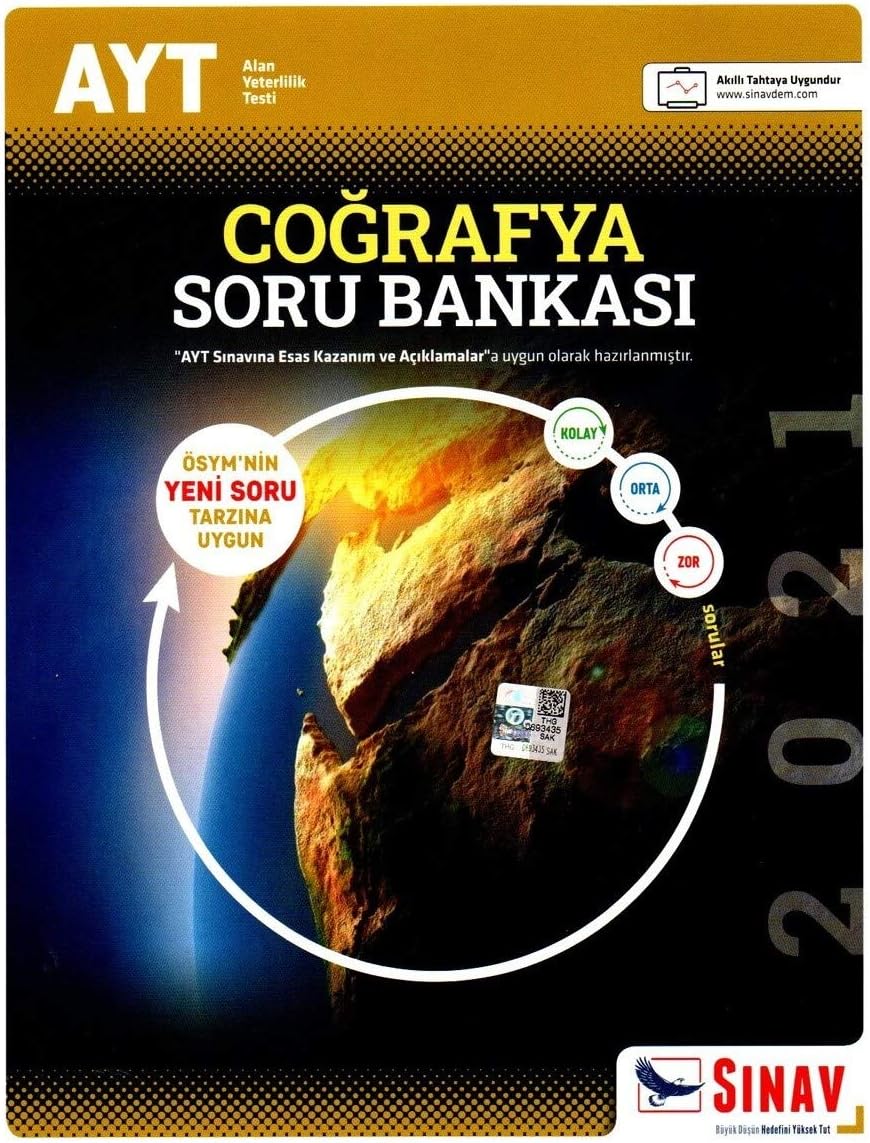 AYT Coğrafya Soru Bankası (Kapak değişebilir)