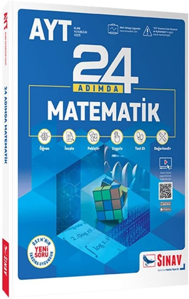 Alternative view of YKS AYT Matematik 24 Adımda Konu Anlatımlı Soru Bankası