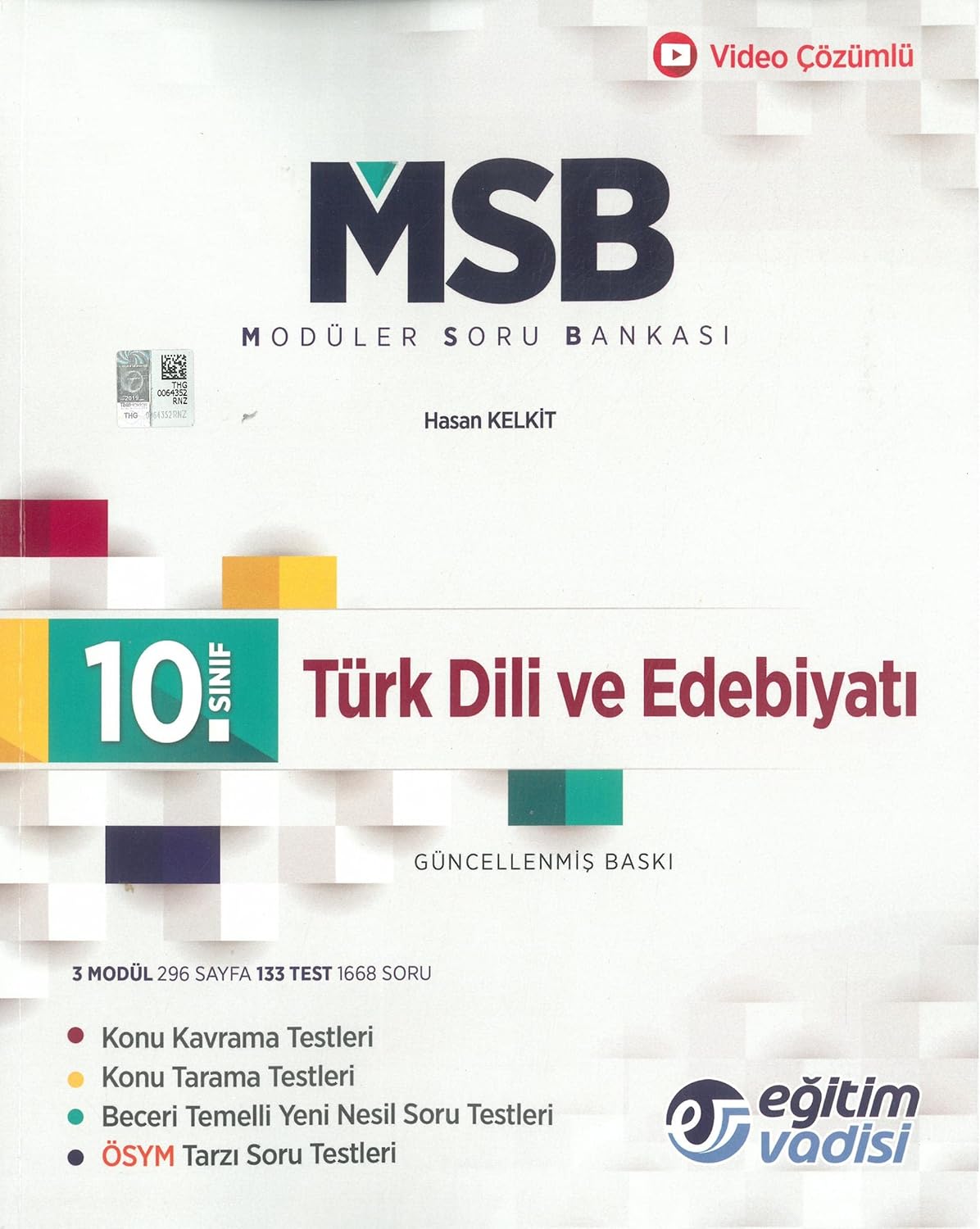 Eğitim Vadisi 10. Sınıf Türk Dili ve Edebiyatı Modüler Soru Bankası