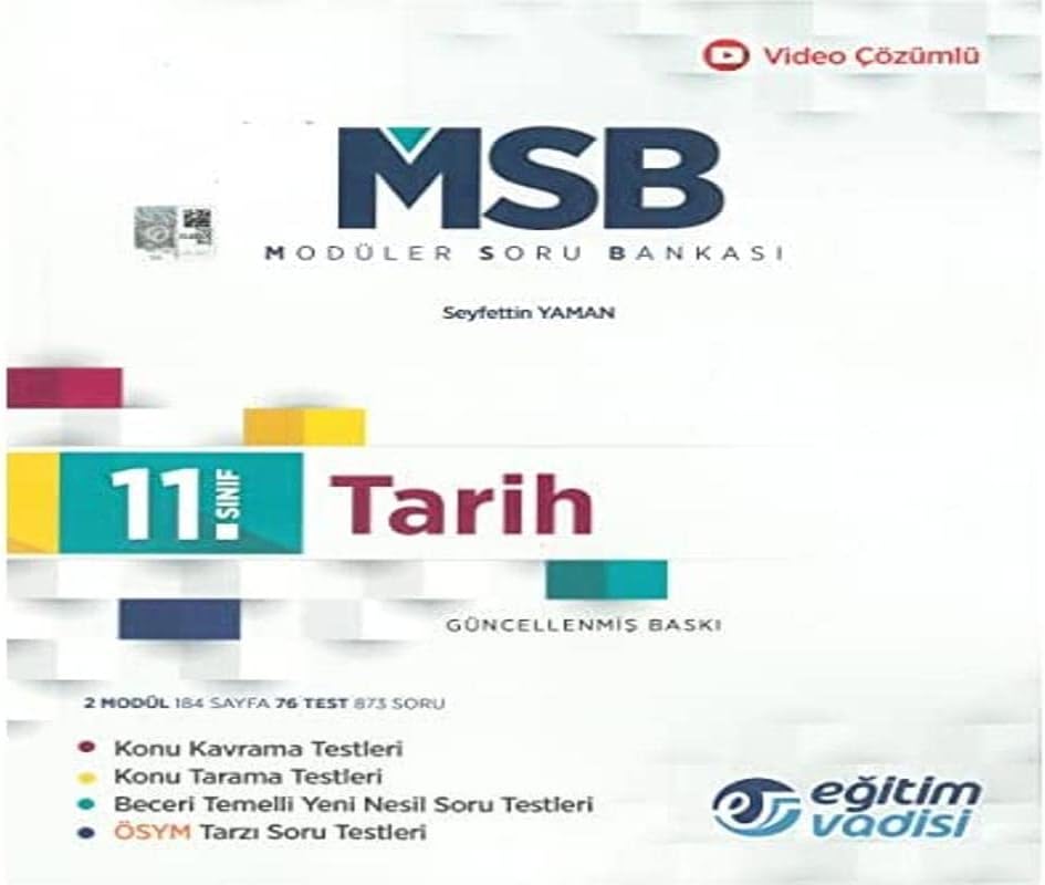 11. Sınıf Tarih Güncel MSB Modüler Soru Bankası
