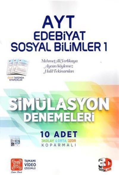AYT - Sosyal Bilimler 1 Simülasyon Denemeleri