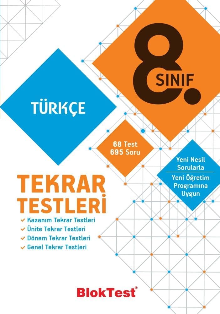 Yayınları 8. Sınıf LGS Türkçe Tekrar Testleri 2021-2022