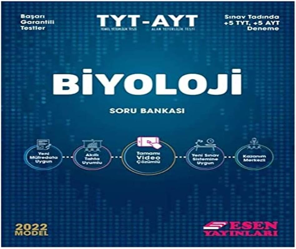 2022 YKS TYT AYT Biyoloji Soru Bankası
