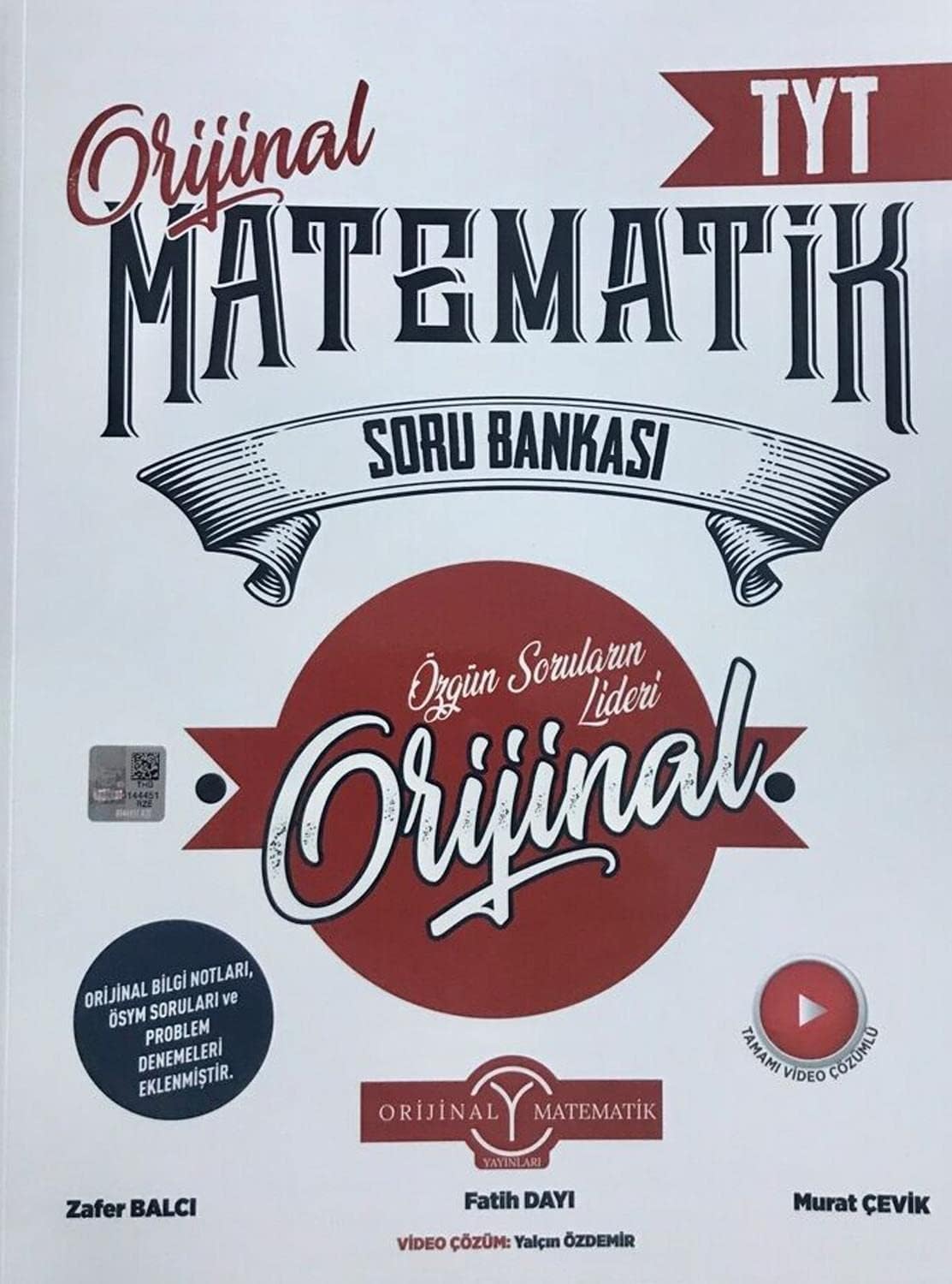 YKS TYT Matematik Orijinal Soru Bankası