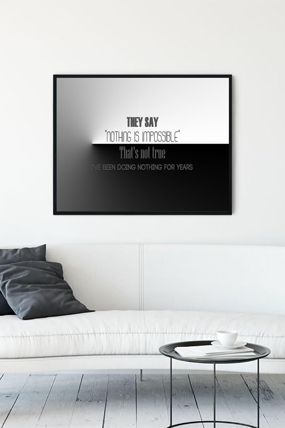 (pster10834) Doing Eğlenceli Mizahi Çerçeveli Tablo (40x50cm)