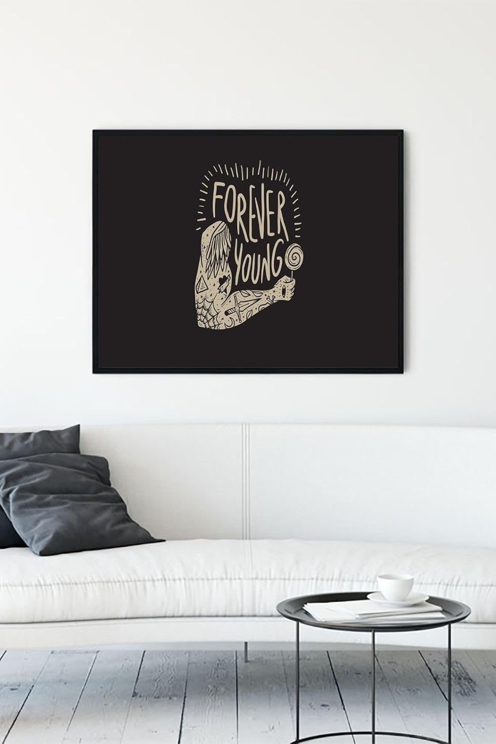 (pster12654) Sonsuza Kadar Genç Girişimcilik Çerçeveli Tablo (21x30cm)