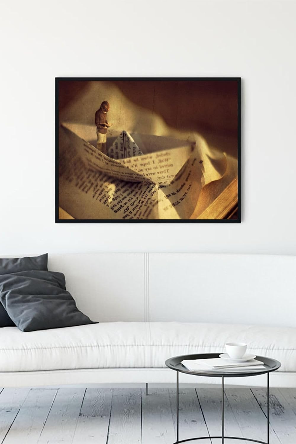 (pster11723) Sanatsal Kitap Çerçeveli Tablo 4 (21x30cm)