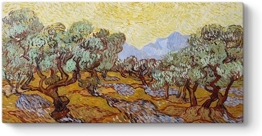 Vincent - Olive Trees Tablosu 100 x 50