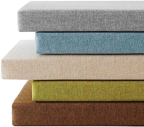 Fermuarlı bank minderi, kayışlı kalın pencere oturma minderi, yumuşak ve rahat, teras, yemek odası için çıkarılabilir, E, 40,6 x 78,7 x 5,1 cm