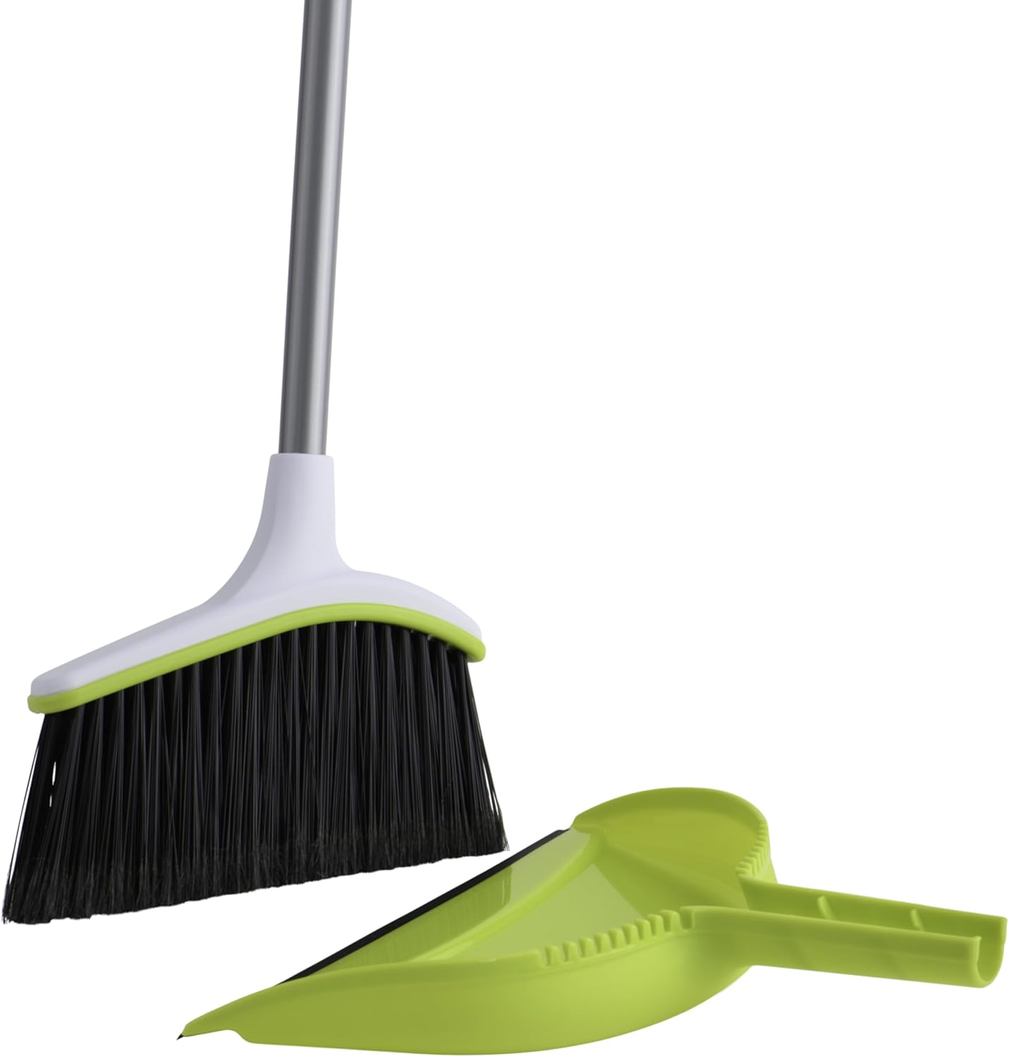 Alternative view of Basics Açılı Broom ve Dustpan Seti, Gümüş/Yeşil Süpürge, Faraşlı, Çelik, Gümüş,