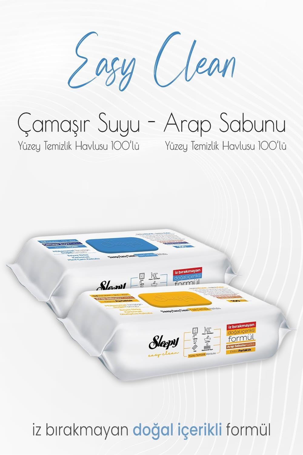Alternative view of Yüzey Temizlik Havlusu Çamaşır Suyu Katkılı 100' lü ve Arap Sabunu Katkılı 100' lü