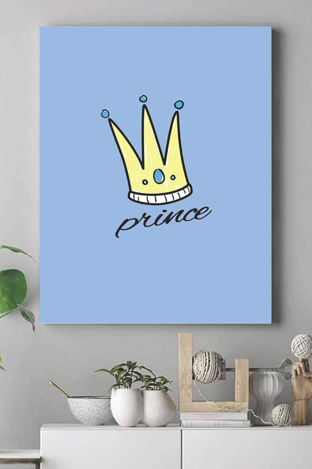 (pster15321) Prens Çocuk Odası Kanvas Tablo 21 x 30