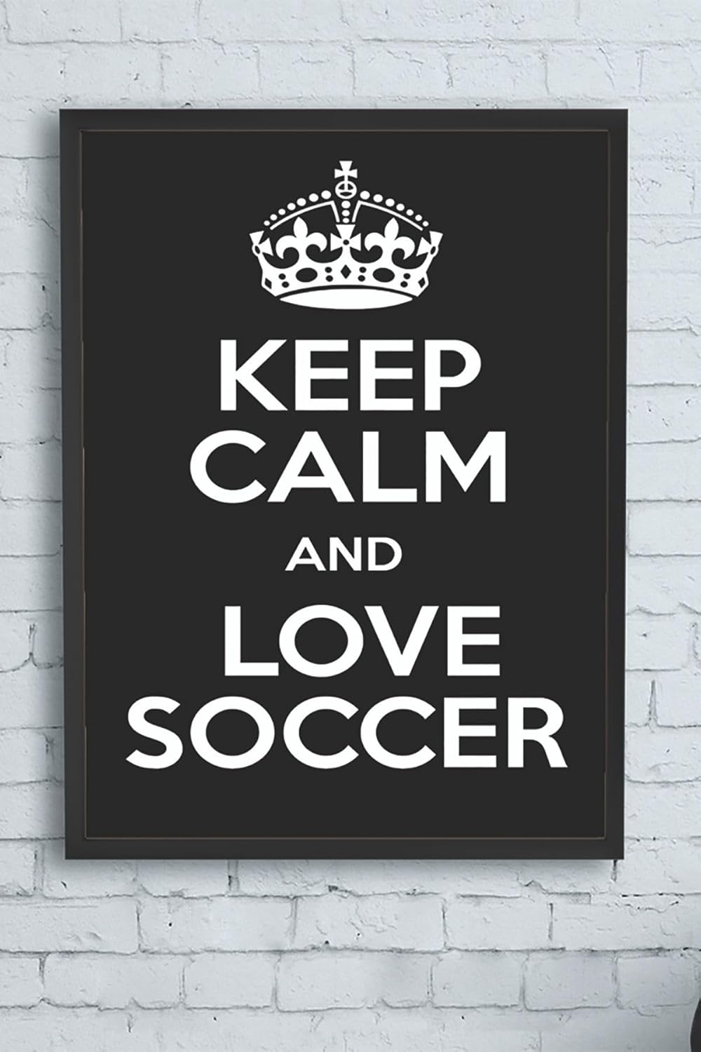 Alternative view of (pster11639) Keep Calm And Futbol Çerçeveli Tablo (40x50cm)