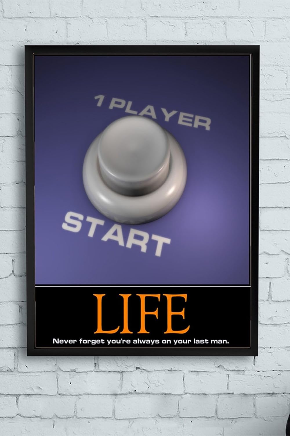 Alternative view of (pster11980) Life Game Motivasyon Çerçeveli Tablo (30 X 40cm)