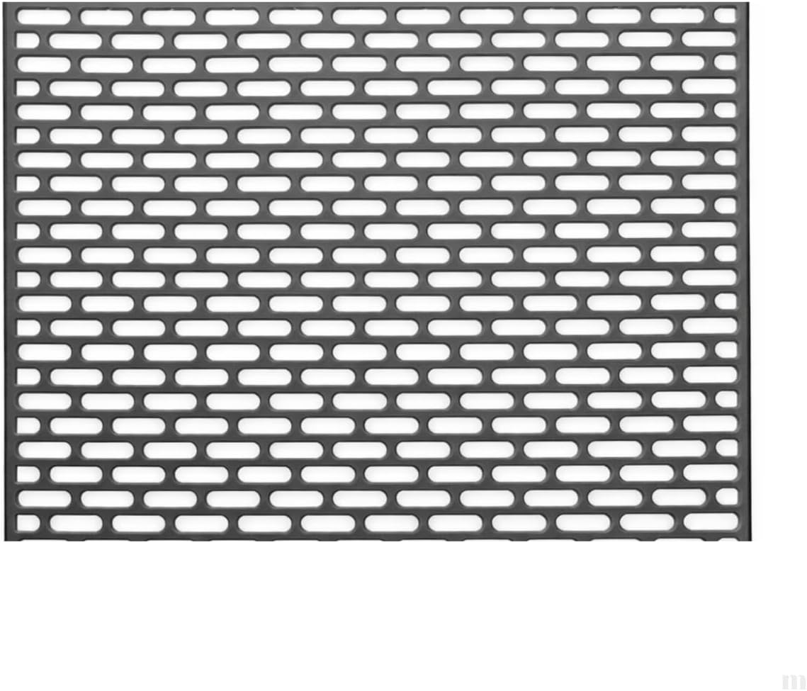 Silikon Kaydırmaz Lavabo Paspası, Gri, 33x28 cm, Delikli Tasarım, Mutfak ve Banyo için Su Geçiren Tezgah Koruyucu Mat - Görsel 4