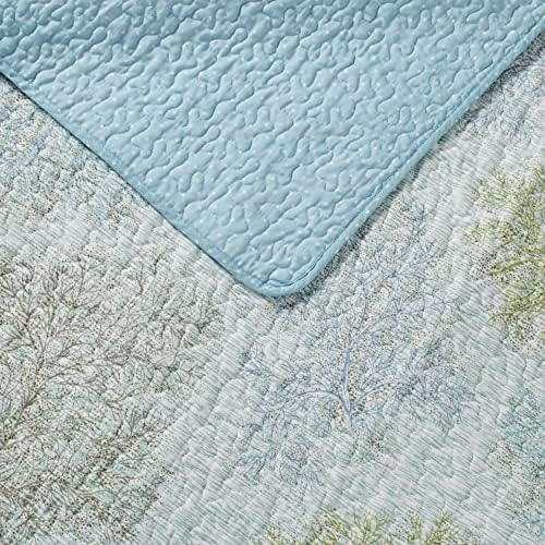 Ashley Reversible Quilt Set,, Saltwater Blue - Görsel 2