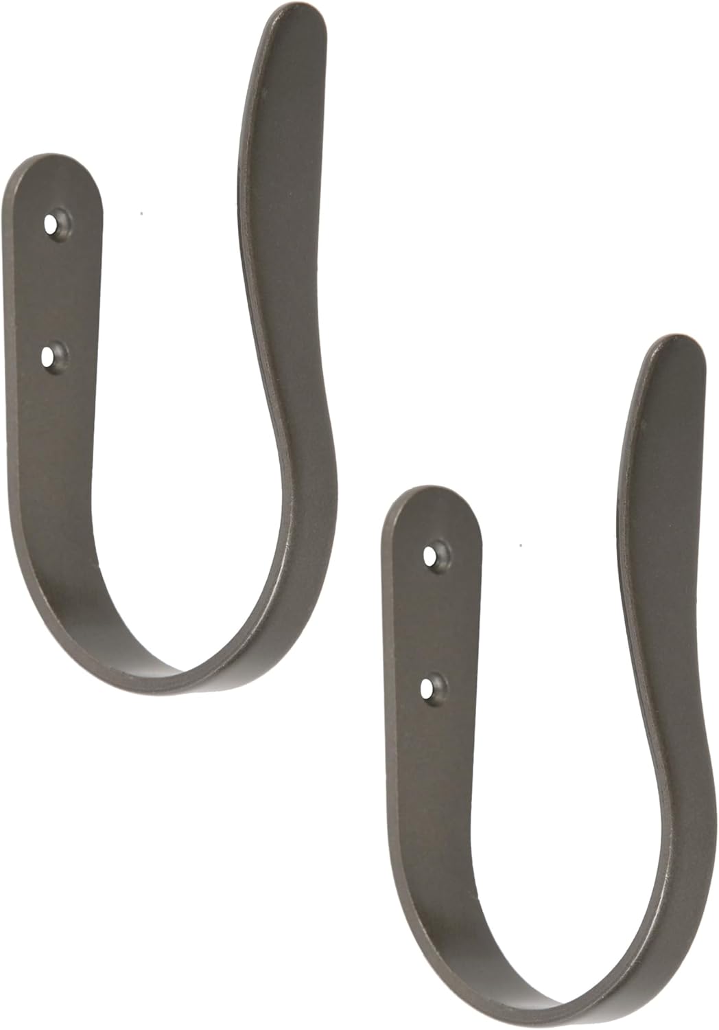 Alternative view of Galeri dekoratif perde ve perde askısı, 2'li set, koyu gri (gunmetal)