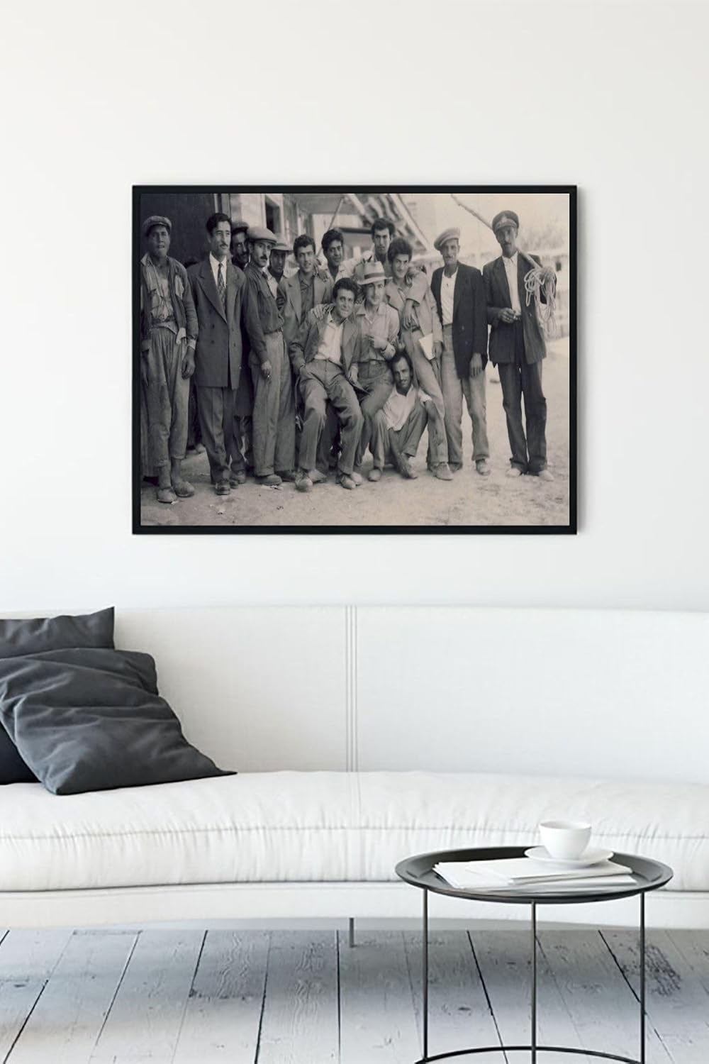 (pster10878) Eski Beyefendiler Nostaljik Çerçeveli Tablo 2 (30 X 40cm)