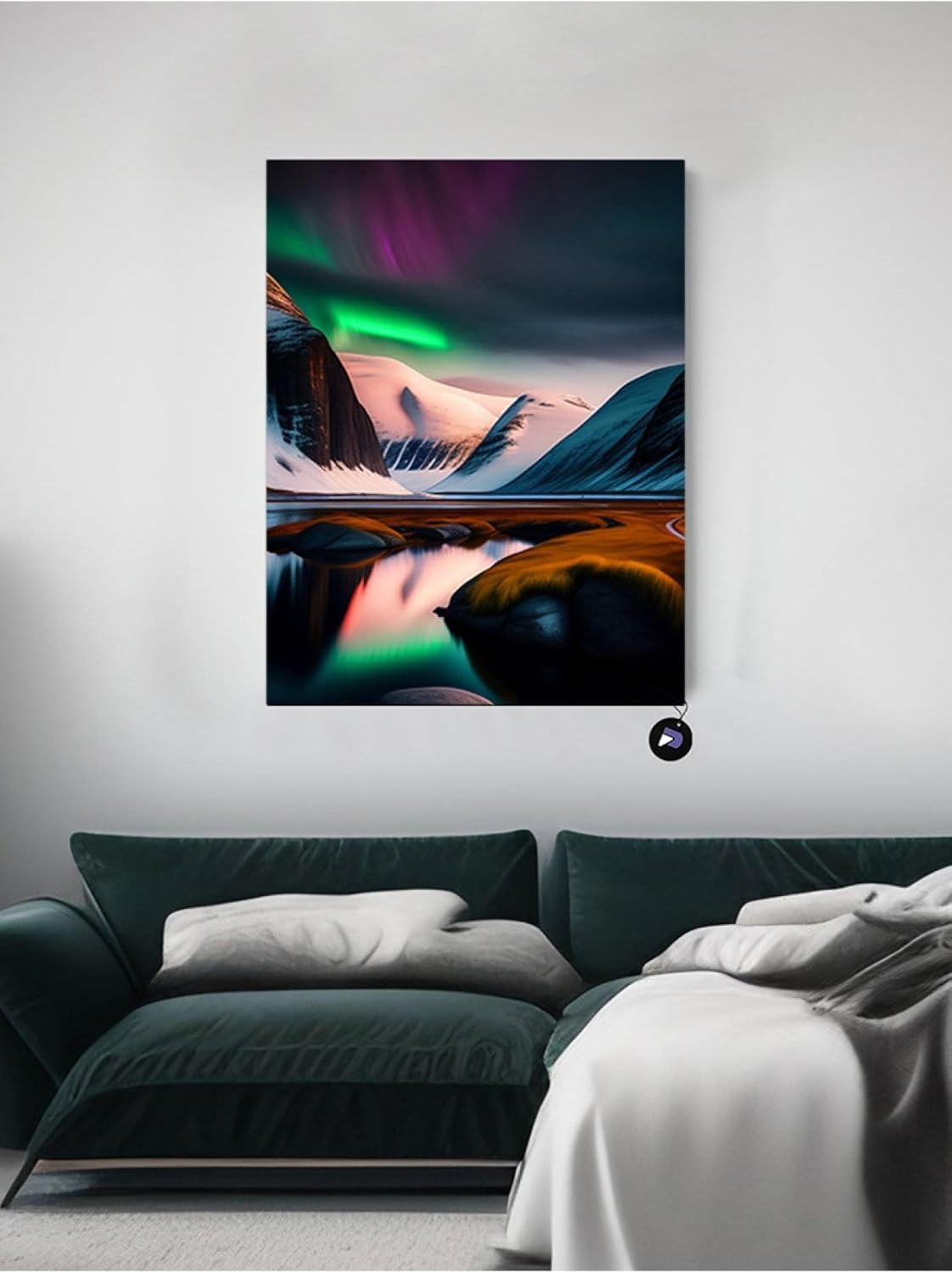 (pster21009) Nordik Kış Masalı Iskandinav Tarzı Poster 70 x 100