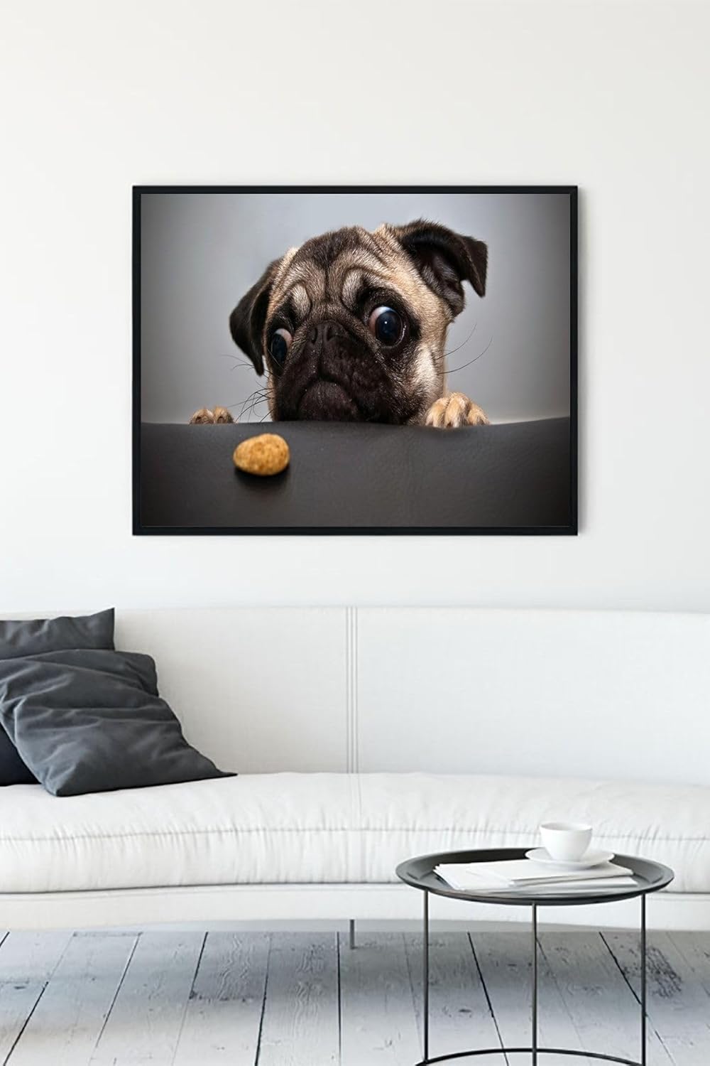 (pster11780) Köpekcik Eğlenceli Mizahi Çerçeveli Tablo (50x70cm)