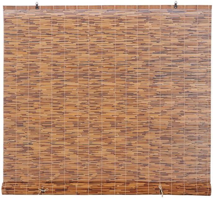 Alternative view of Backyard X-Scapes 20-BLC4 Işık Filtreleme Kordonsuz Bambu Kamış Rulo Perde Pencereler için, 48" G x 72" Y, Kahve