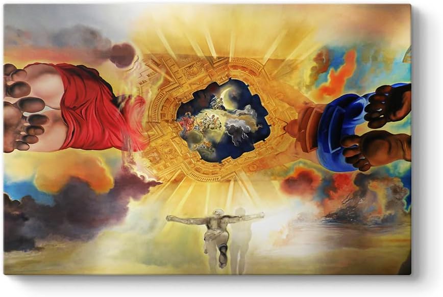 Salvador Dali Müzesi Tavanı Tablosu 140 x 100 - Görsel 2