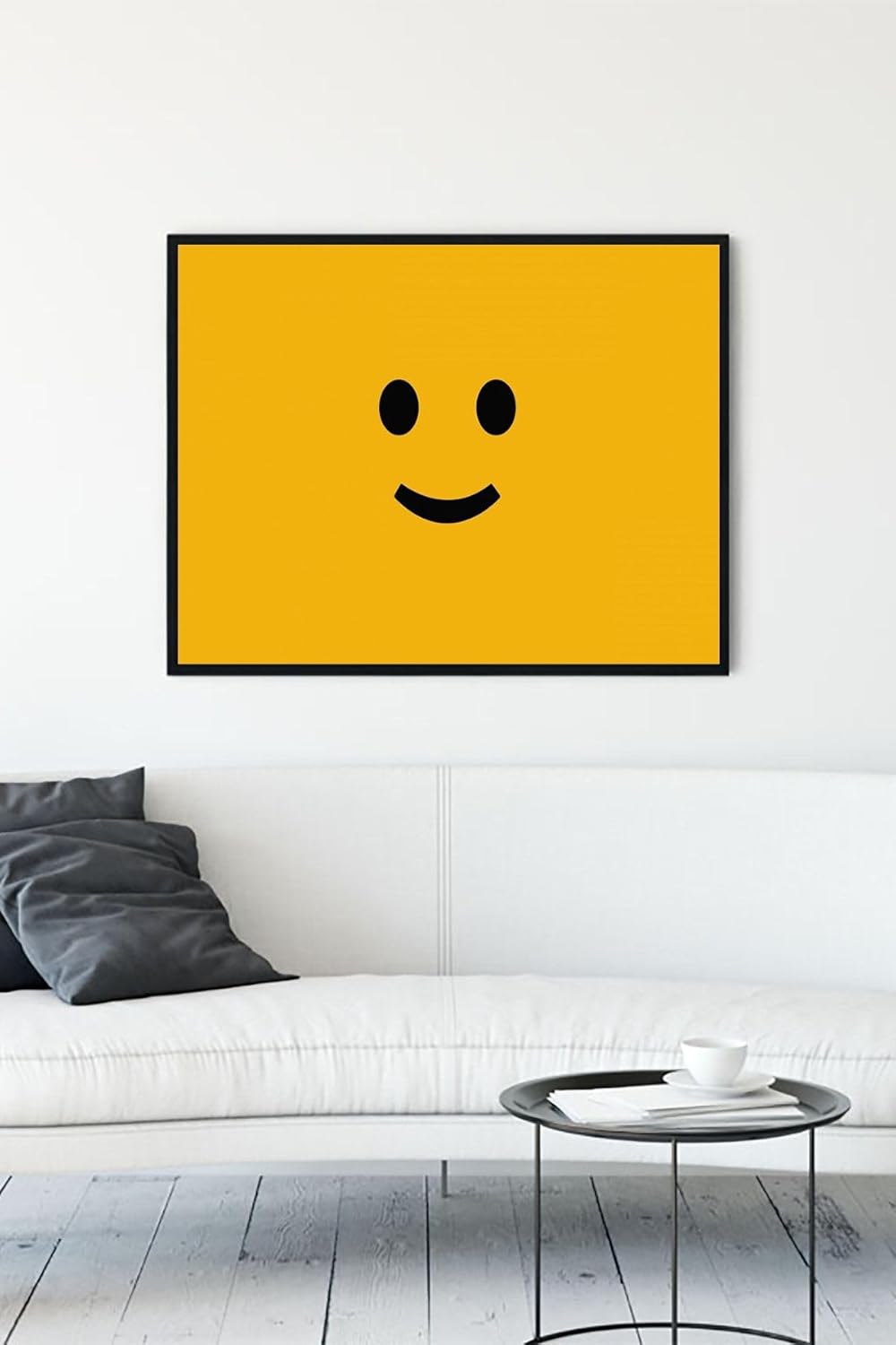 (pster13317) Smile Eğlenceli Mizahi Çerçeveli Tablo (21x30cm)