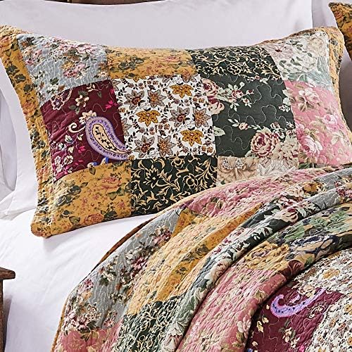 Patchwork Nevresim Takımı,%100 Pamuk, Patchwork Tasarımı, Çift Kişilik Yatak, XL, Çok Renkli - Görsel 4