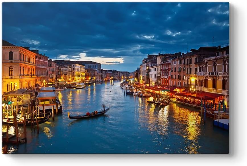 Venice Canal Tablosu 45 x 30