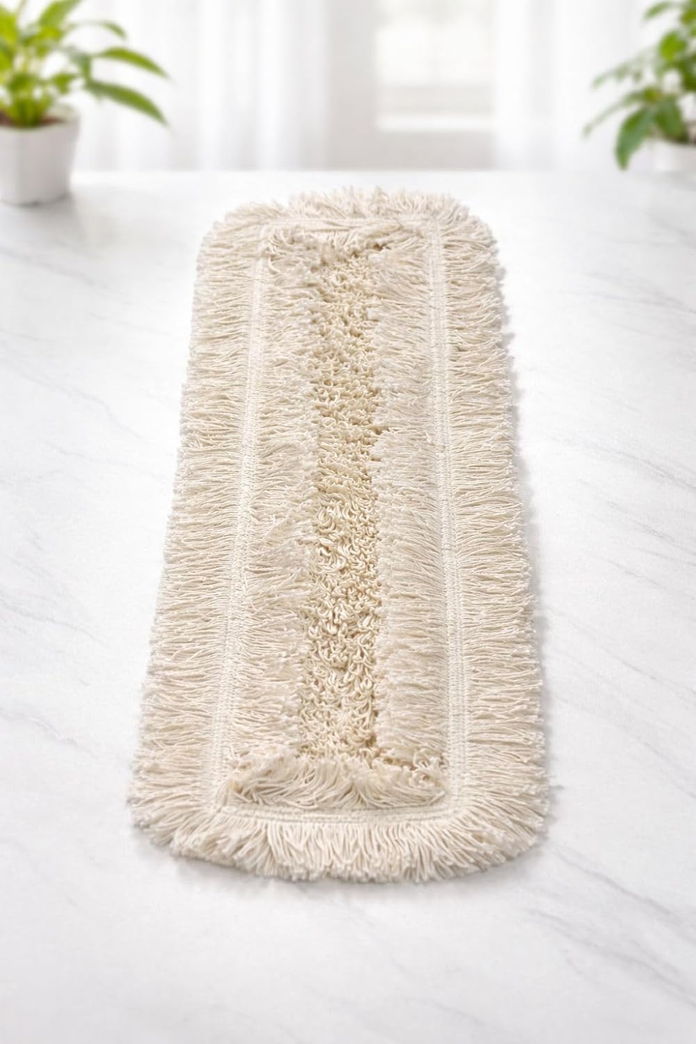 Alternative view of Endüstriyel Islak Zemin Mopu, Zincir Dikiş, 60 cm Geniş Mop Başlığı, 220 gr, Profesyonel Temizlik, Otel ve Hastane Kullanımı