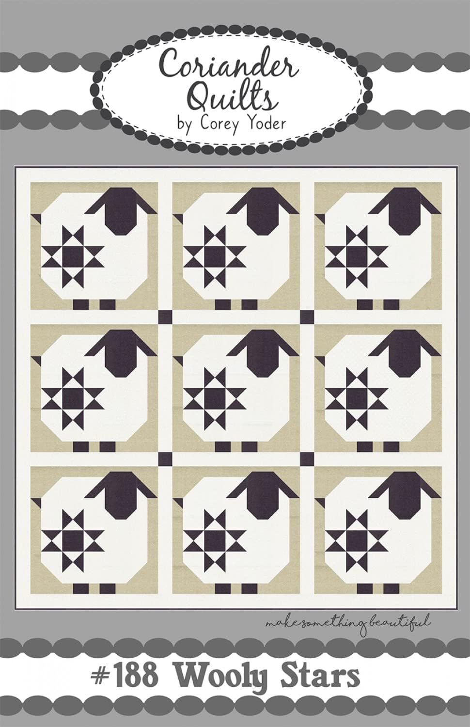 Coriander Quilts Yünlü Yıldız Deseni, Yok - Görsel 2