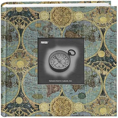 Foto Alben da-200map/G 200-pocket Fotoalbum mit Bedruckt Travel Cover, Globes