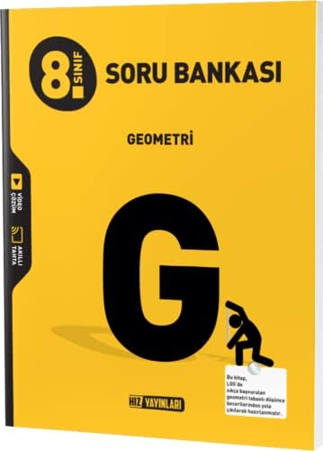 Alternative view of Hız Yayınları 8. Sınıf Geometri Soru Bankası (9786257514316)