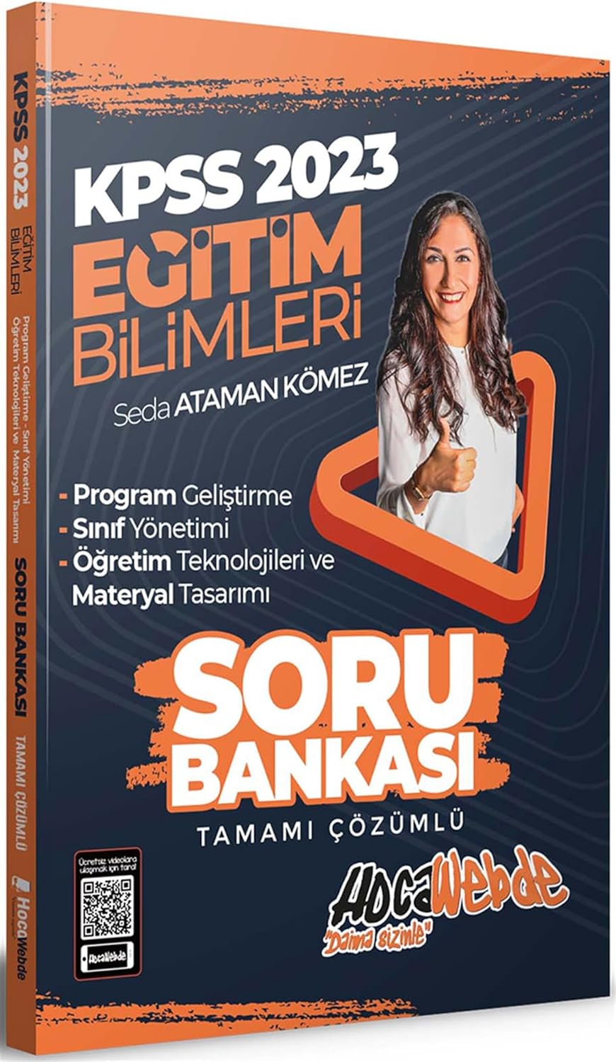 Hoca Webde Yayınları 2023 KPSS Eğitim Bilimleri Program Geliştirme Sınıf Yönetimi Materyal Geliştirme Soru Bankası