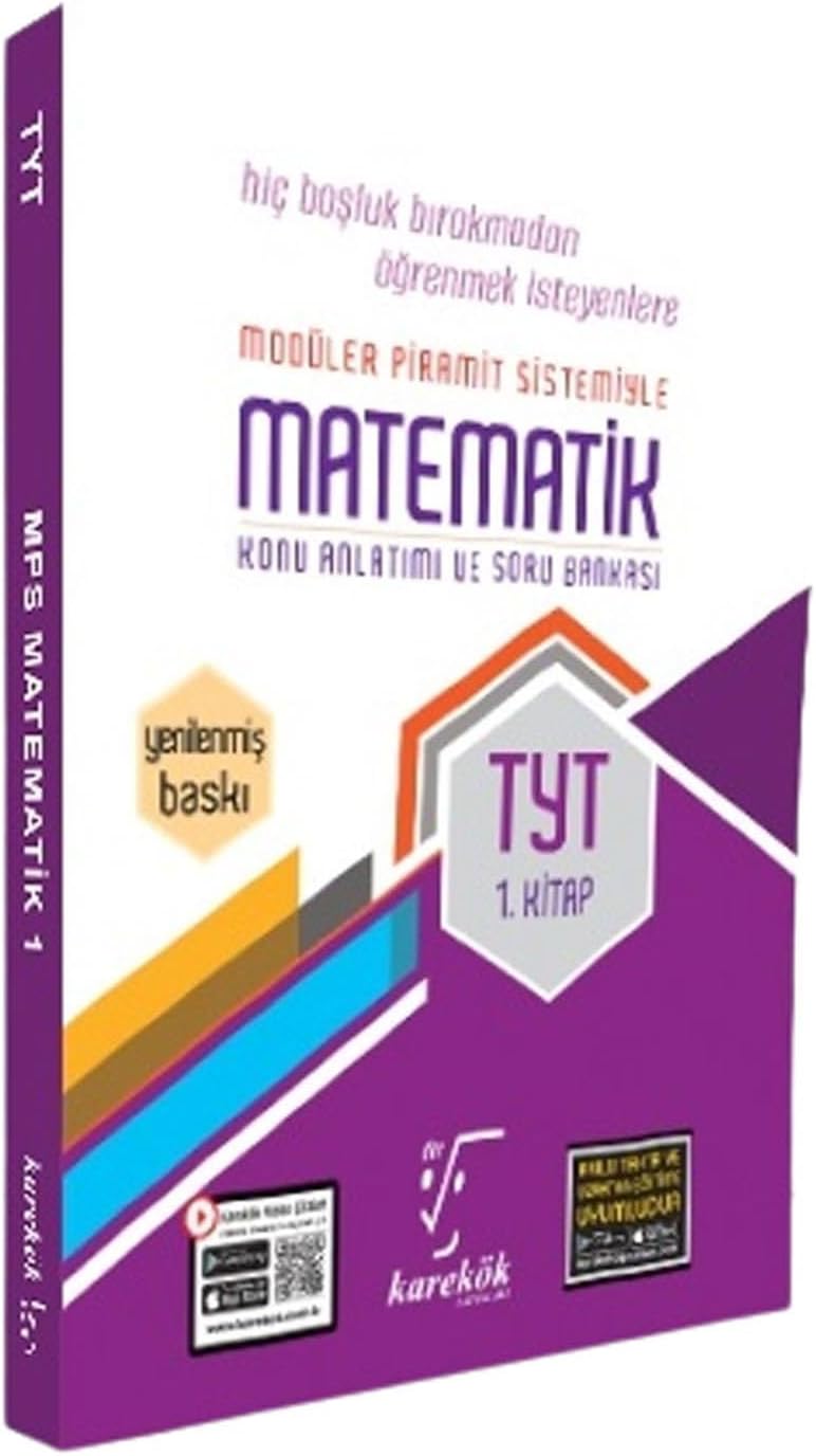 Karekök Yayınları TYT Matematik MPS Konu Anlatımı Soru Bankası 1. Kitap