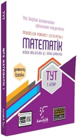 Alternative view of Karekök Yayınları TYT Matematik MPS Konu Anlatımı Soru Bankası 1. Kitap