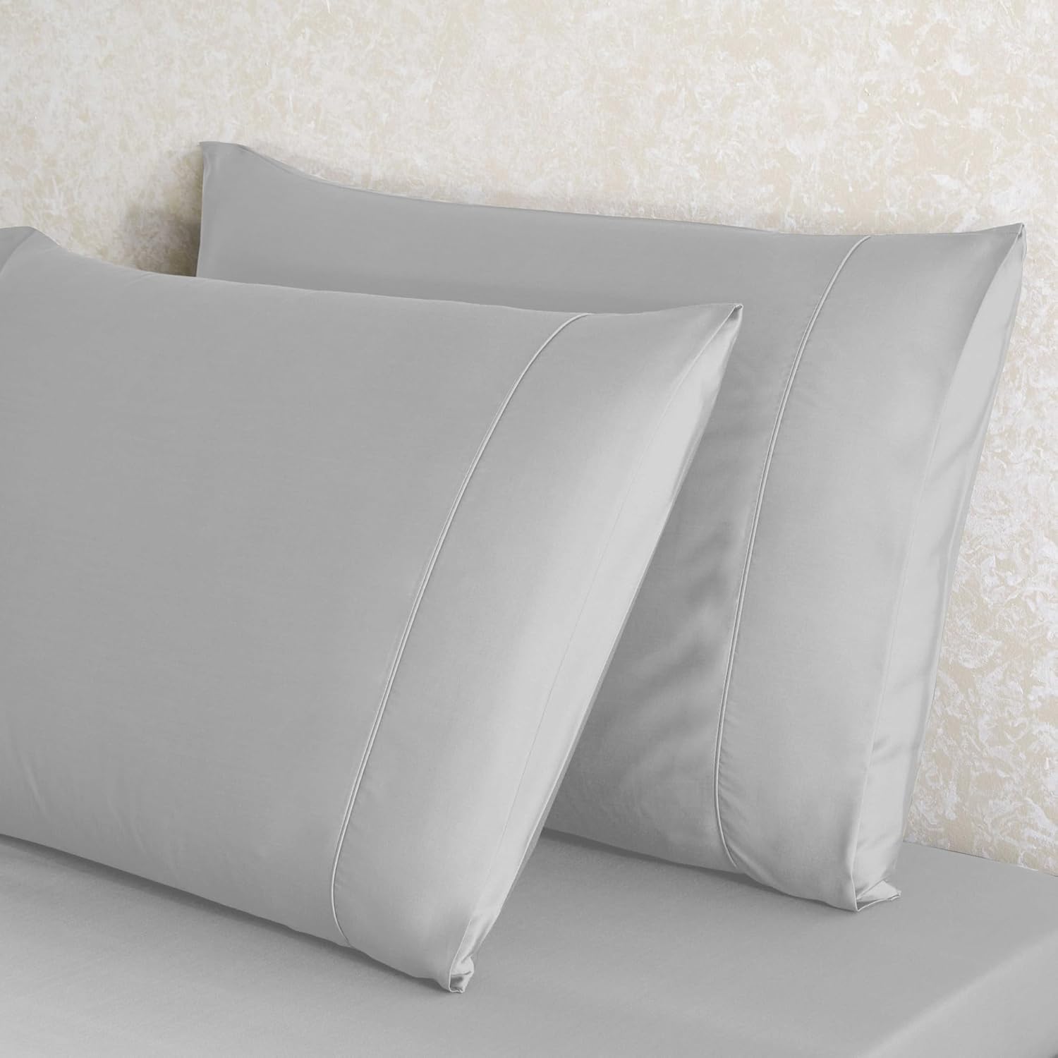 X TENCEL™ Lyocell 2'li Standart Yastık Kılıfı Seti Gri