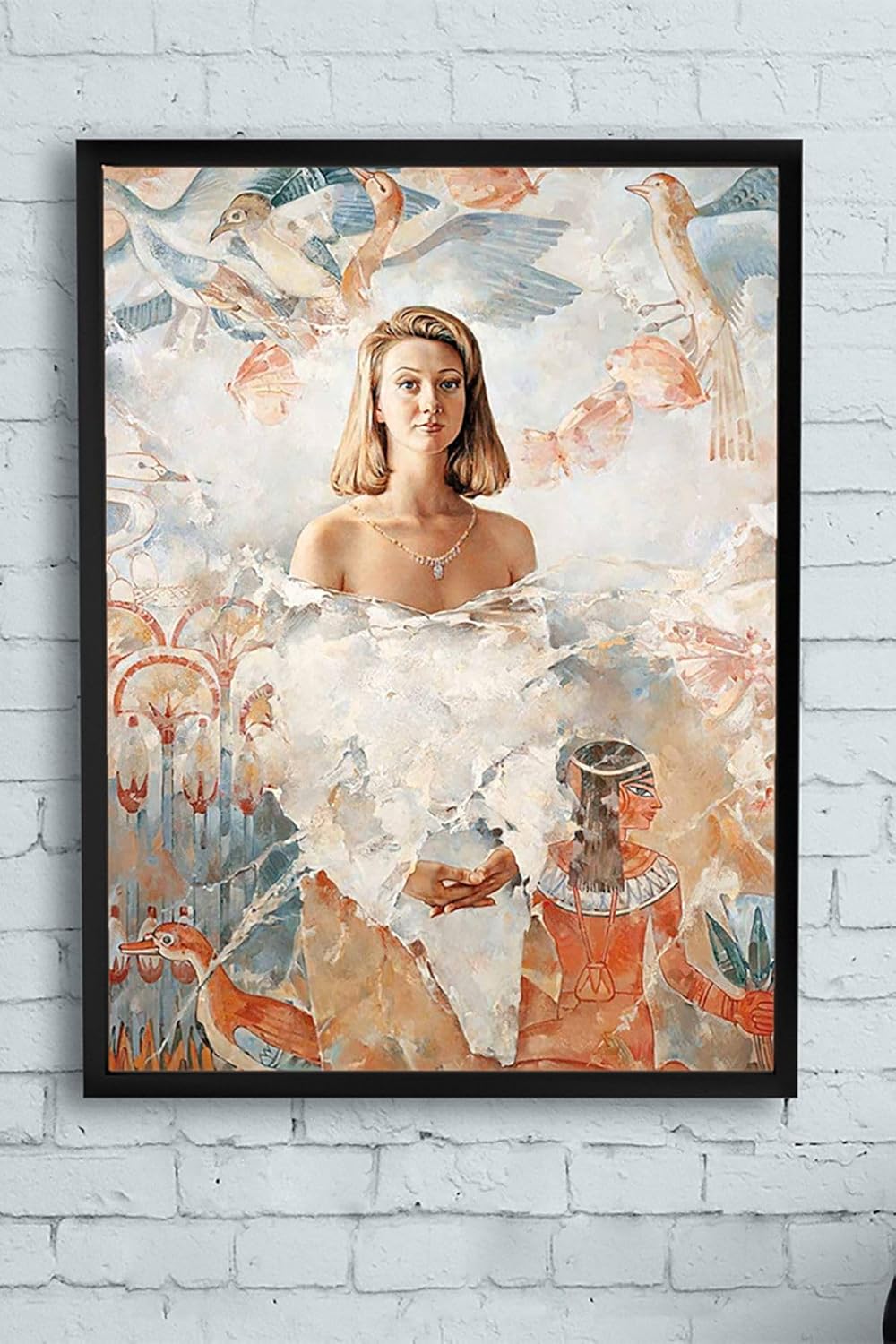 (pster11438) Kadın Sanatsal Çerçeveli Tablo (50x70cm)