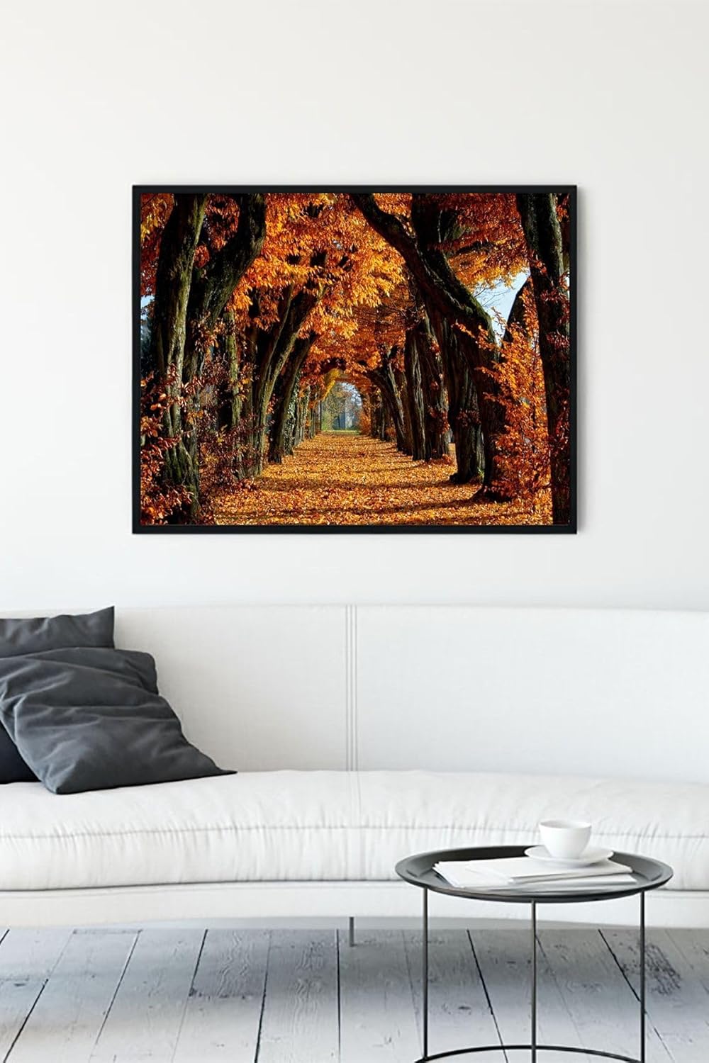(pster12257) Sonbahar Manzara Çerçeveli Tablo (50x70cm)