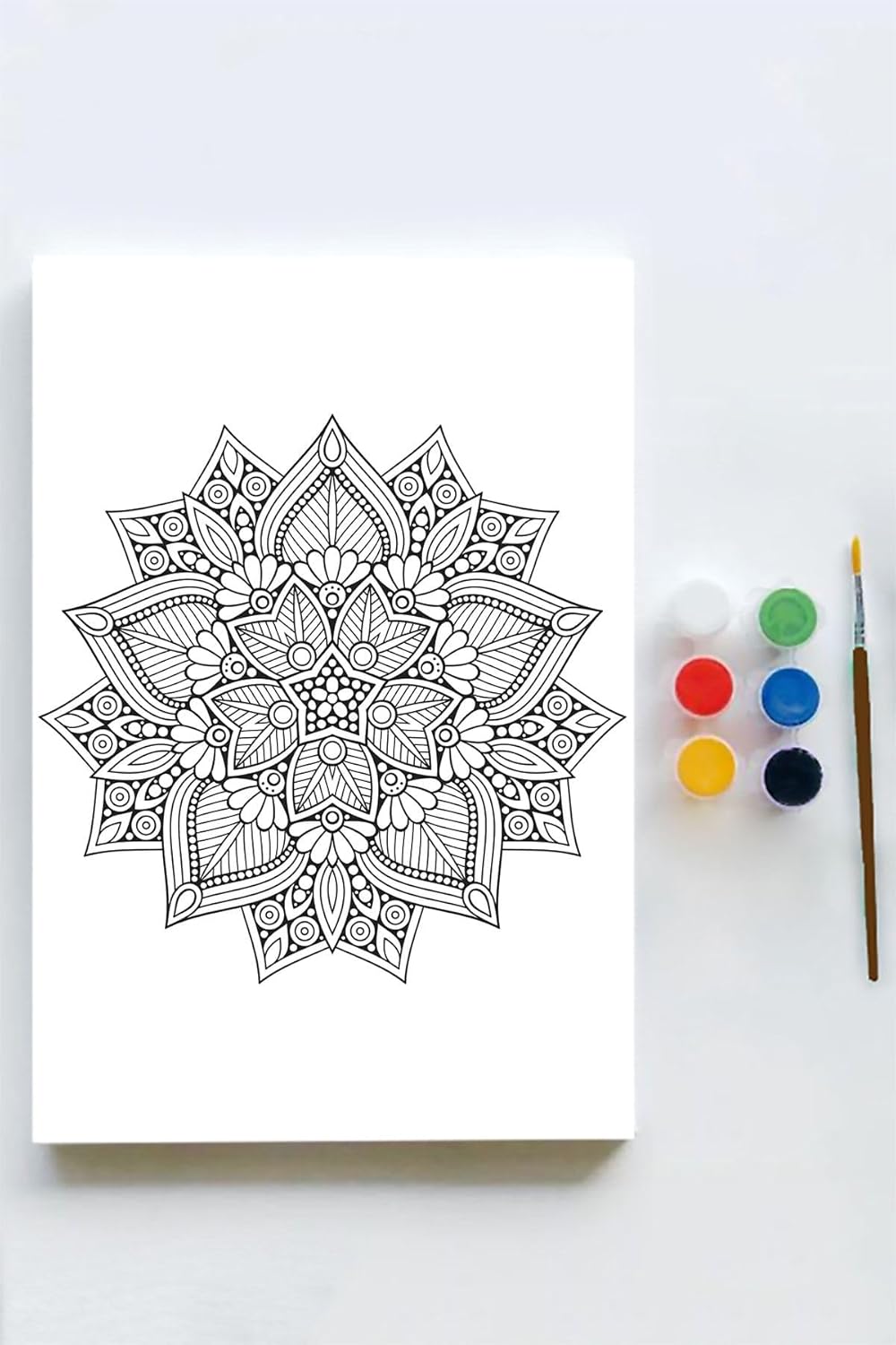 Alternative view of (pster21644) Mandala Tuval Kanvas Tablo Boyama Hobi Seti 3 (40x60cm)