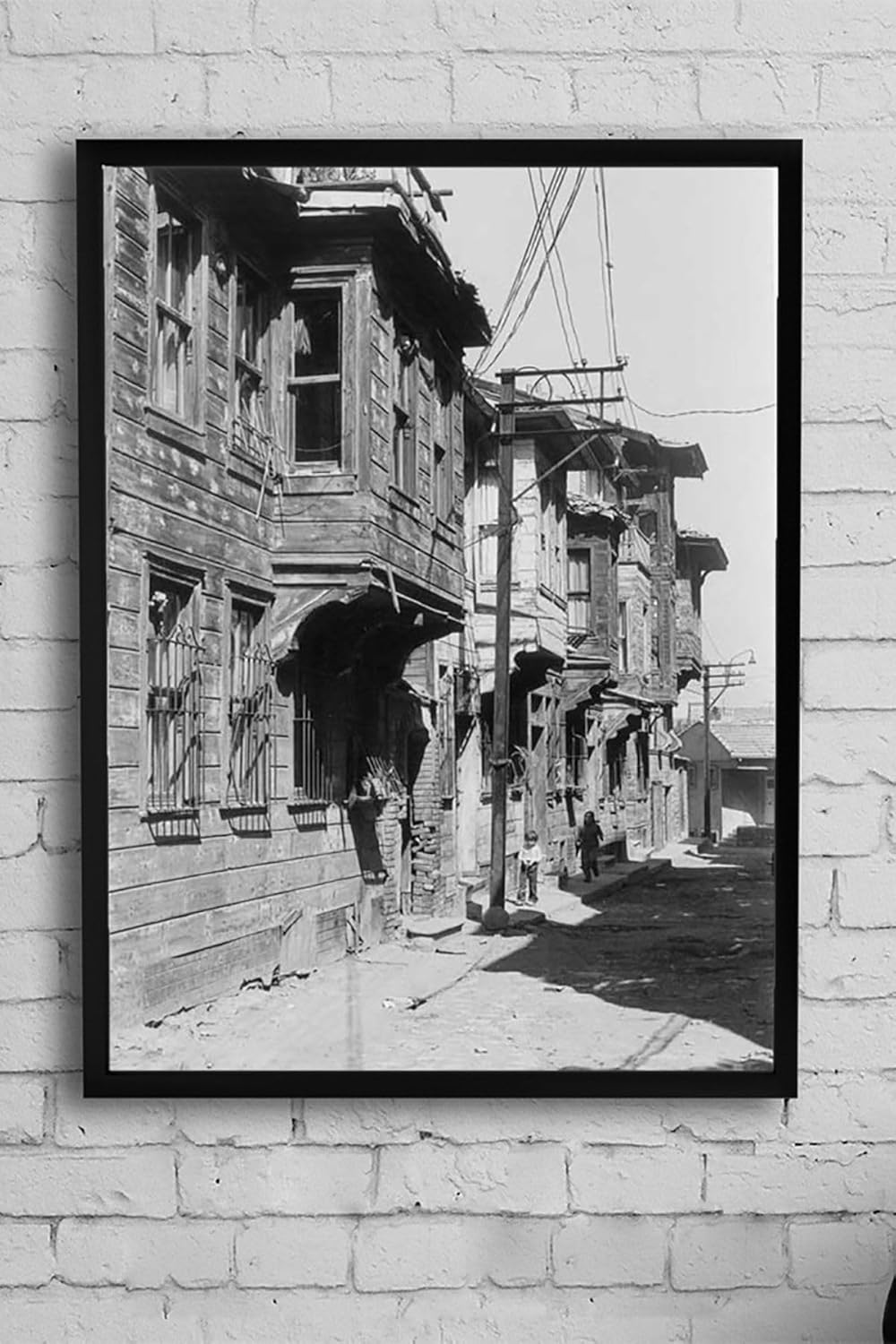 (pster10883) Eski Istanbul Nostaljik Çerçeveli Tablo (40x50cm)