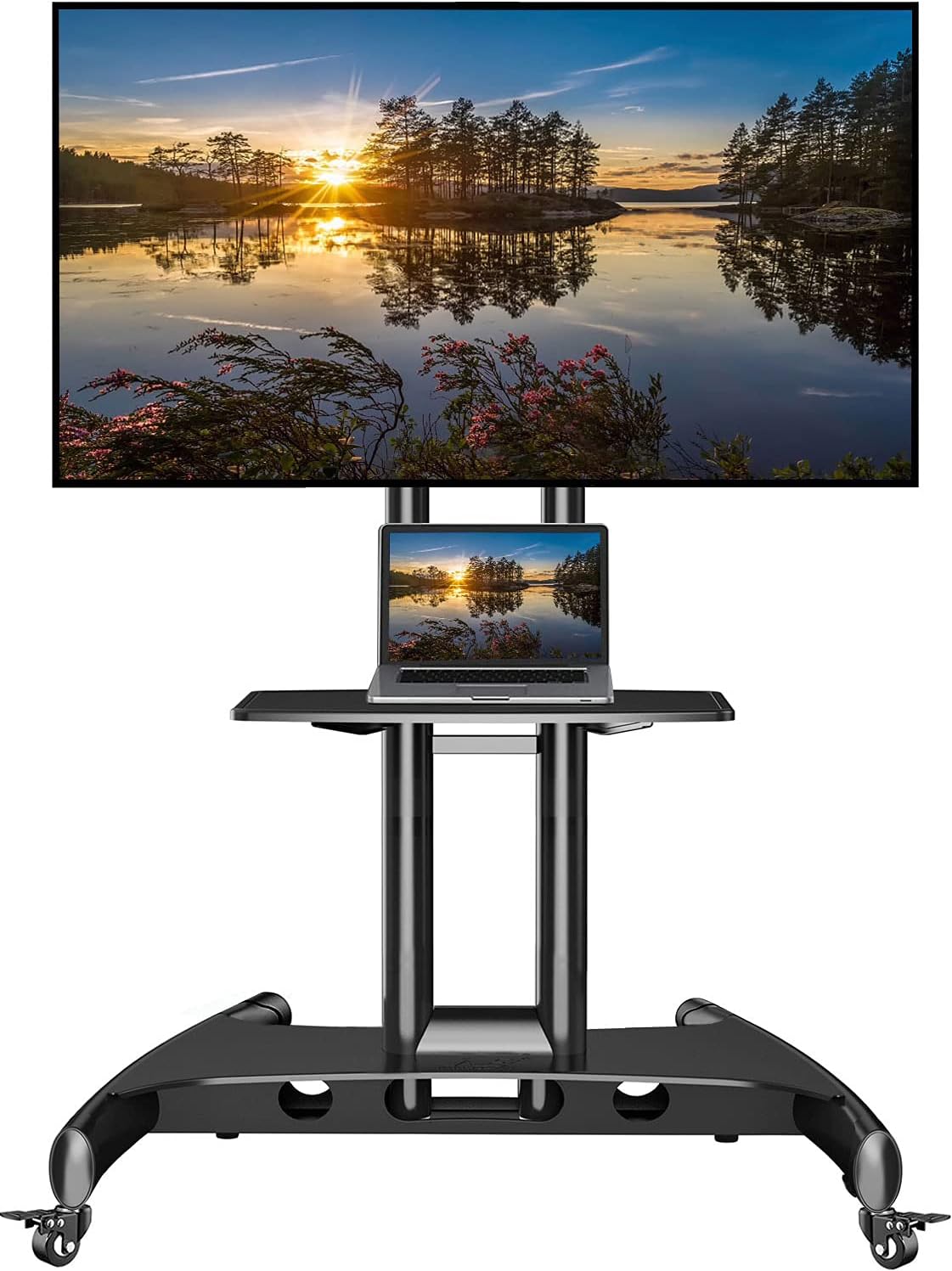 Alternative view of NB AVA1500-60-1P LCD LED OLED Plazma Düz Panel Ekranlar için 32-75 inch TUV Sertifikalı Tekerlekli Profosyonel TV Sehpası