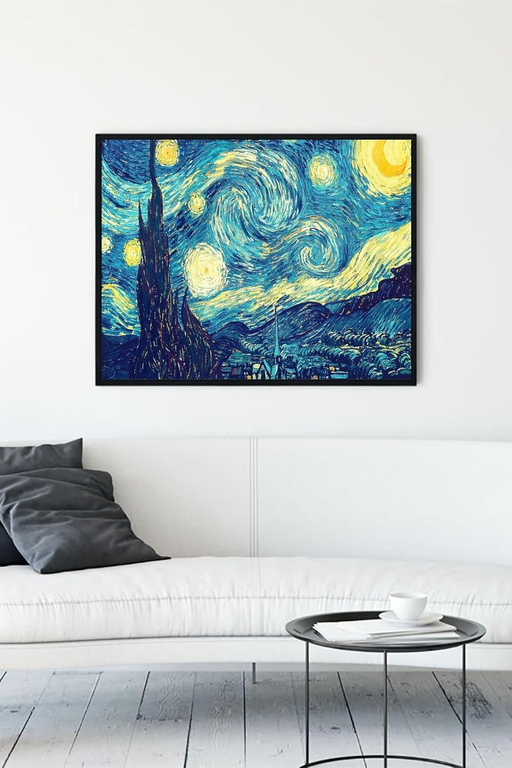 Alternative view of (pster13984) Vincent - Yıldızlı Gece Sanatsal Çerçeveli Tablo (50x70cm)