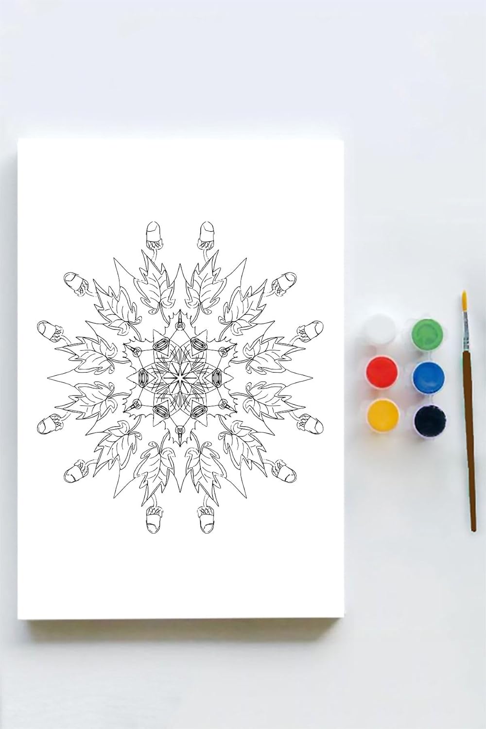Alternative view of (pster21590) Mandala Tuval Kanvas Tablo Boyama Hobi Seti 7 (40x60cm)