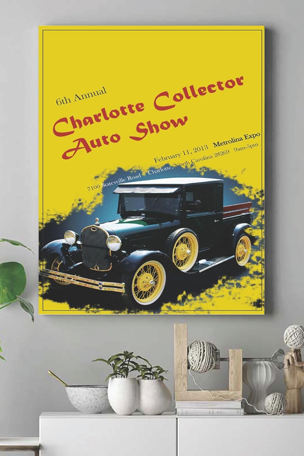 (pster15588) Charlotte Araba Kanvas Tablo 40 x 60