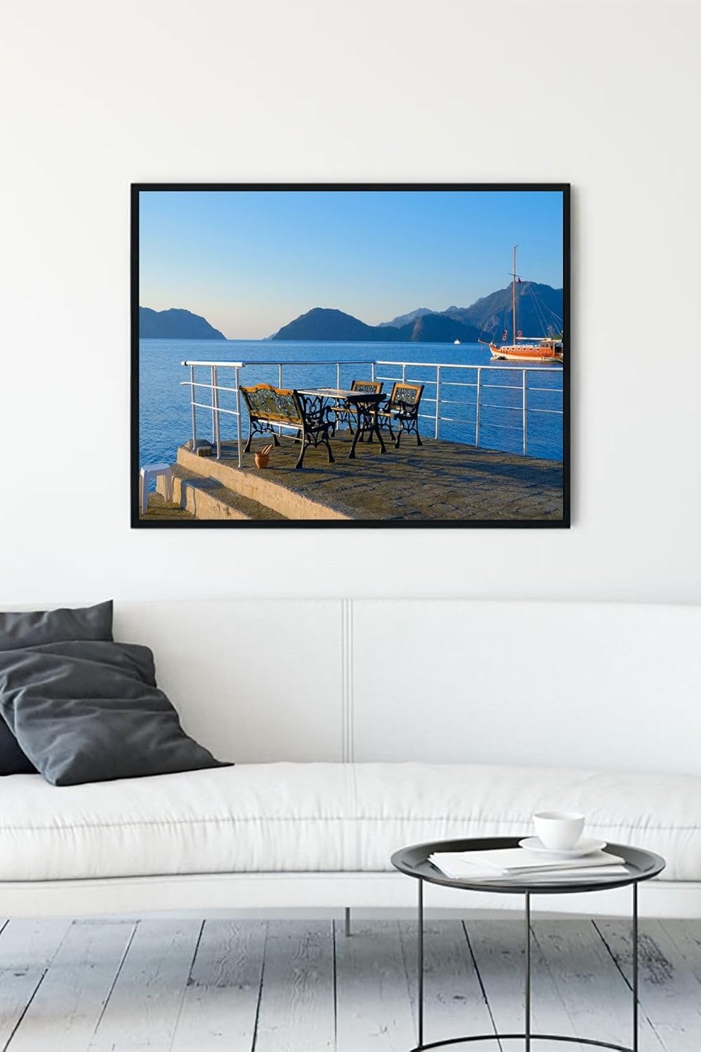 (pster12125) Marmaris Manzara Çerçeveli Tablo (40x50cm)