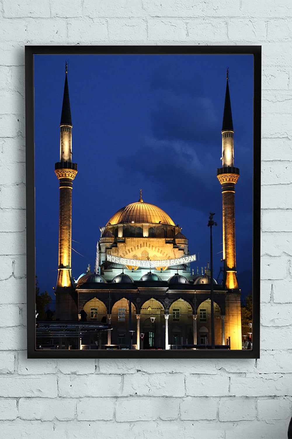 (pster10352) Camii Kutsal Mekan Çerçeveli Tablo (50x70cm)